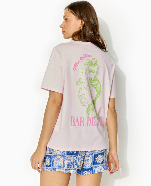 T-shirt oversize print poitrine et dos - PIMKIE - 1