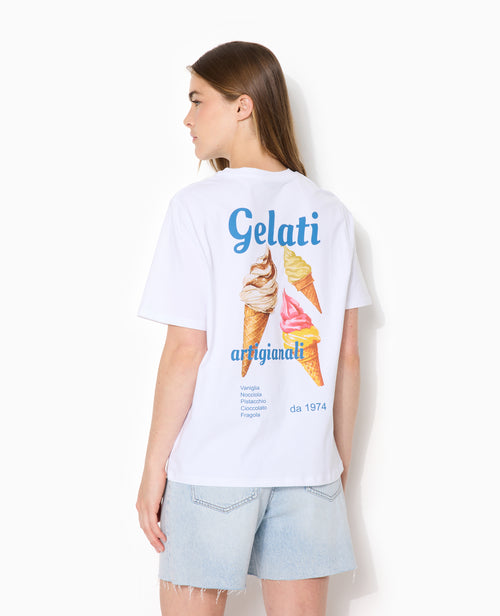 T-shirt oversize avec print poitrine et dos - PIMKIE - 1