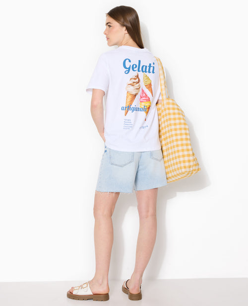 T-shirt oversize avec print poitrine et dos - PIMKIE - 3