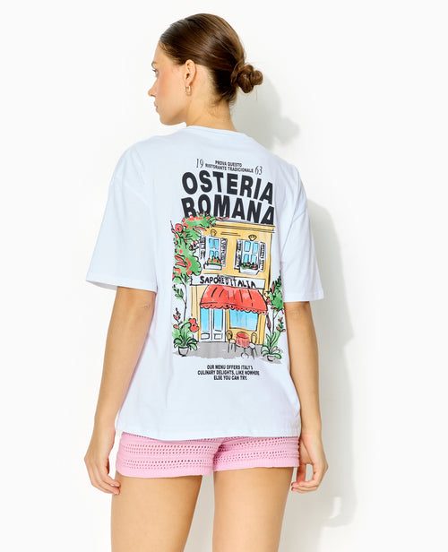 T-shirt oversize avec print poitrine et dos - PIMKIE - 1