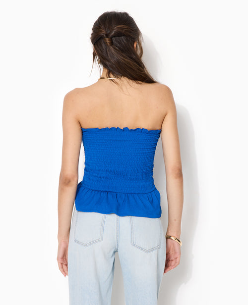 Top bandeau en smock - PIMKIE - 6