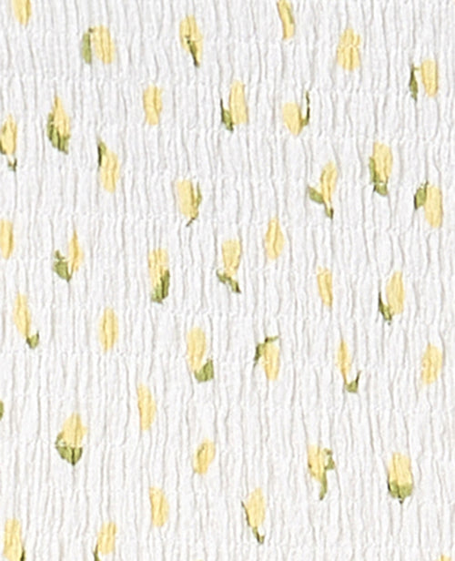 Top bandeau en smock motif citrons - PIMKIE - 8