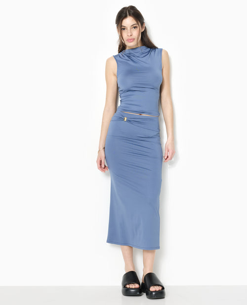 Top sans manches encolure drapée - PIMKIE - 2