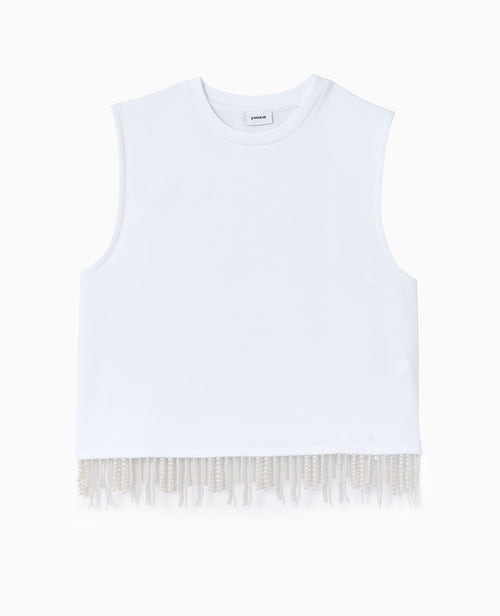 Top sans manches avec franges de perles - PIMKIE - 4