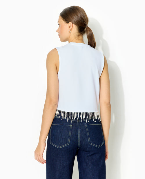 Top sans manches avec franges de perles - PIMKIE - 6