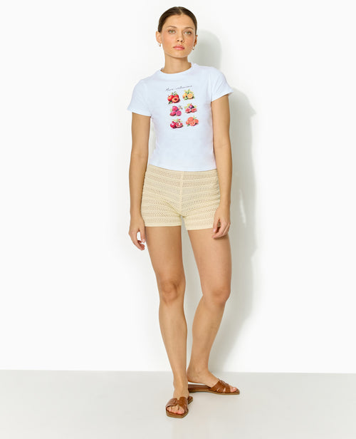 T-shirt manches courtes avec print devant - PIMKIE - 7