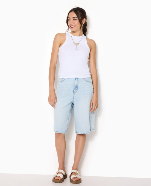 Débardeur en maille côtelée avec motif en strass - PIMKIE - 3