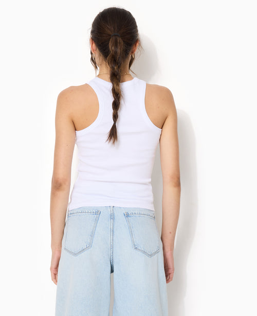 Débardeur en maille côtelée avec motif en strass - PIMKIE - 6