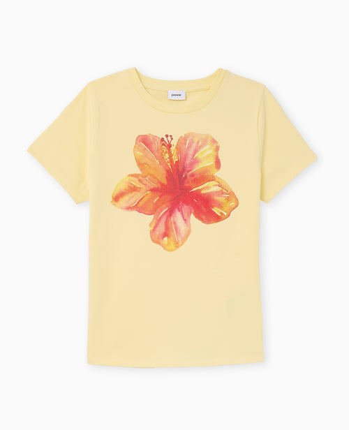 T-shirt ajusté avec print maxi-fleur - PIMKIE - 4