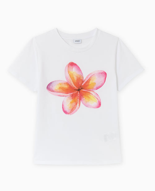 T-shirt ajusté avec print maxi-fleur - PIMKIE - 4