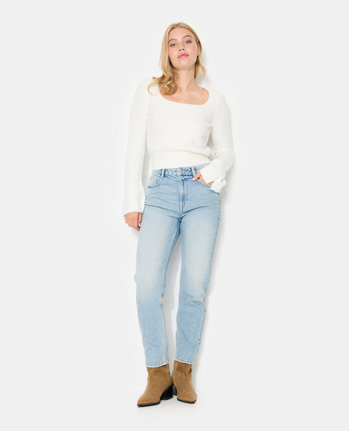 Pull encolure carrée avec manches flare - PIMKIE - 3