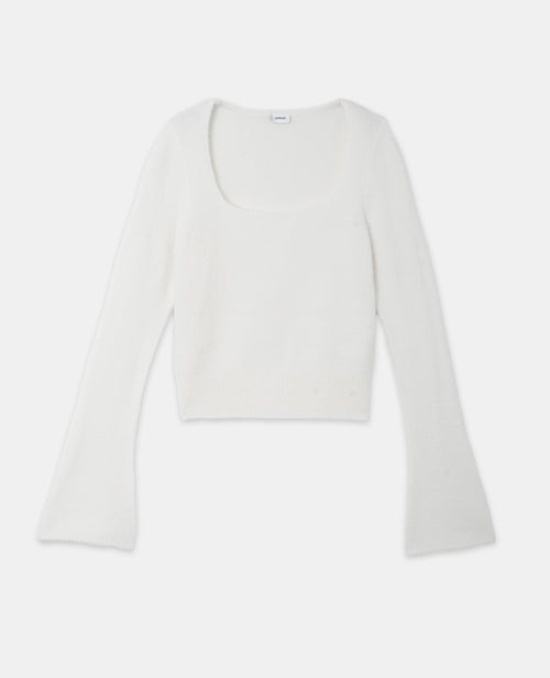Pull encolure carrée avec manches flare - PIMKIE - 4