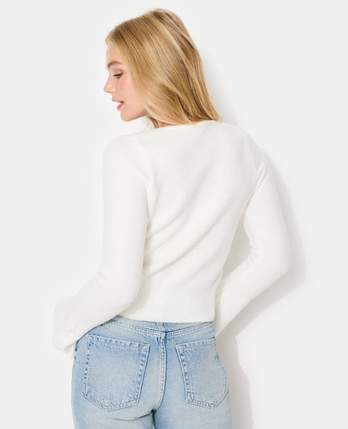 Pull encolure carrée avec manches flare - PIMKIE - 6