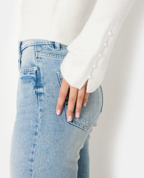 Pull encolure carrée avec manches flare - PIMKIE - 7