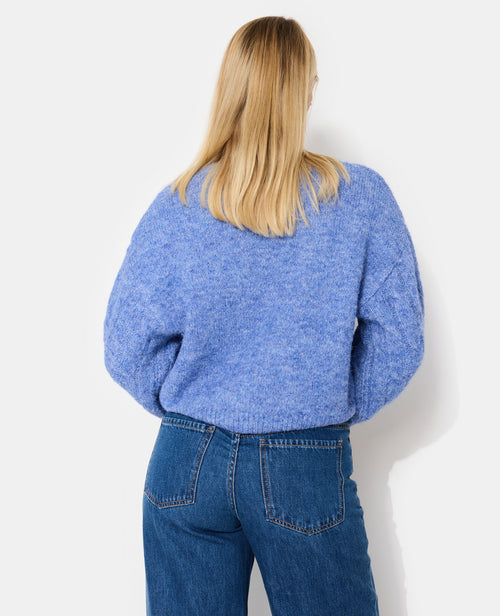 Pull ample avec manches en maille torsadée - PIMKIE - 6