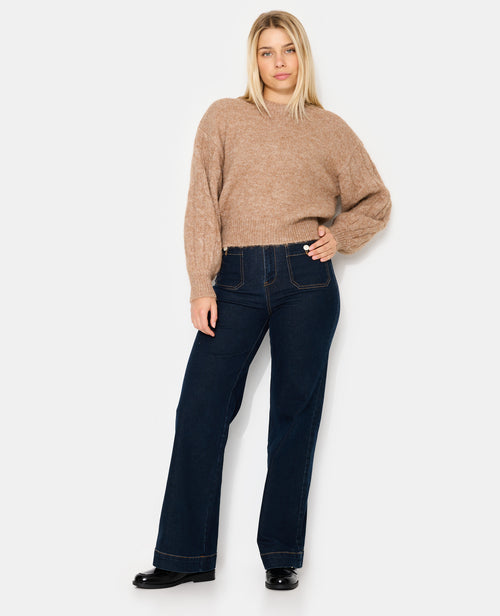 Pull ample avec manches en maille torsadée - PIMKIE - 3