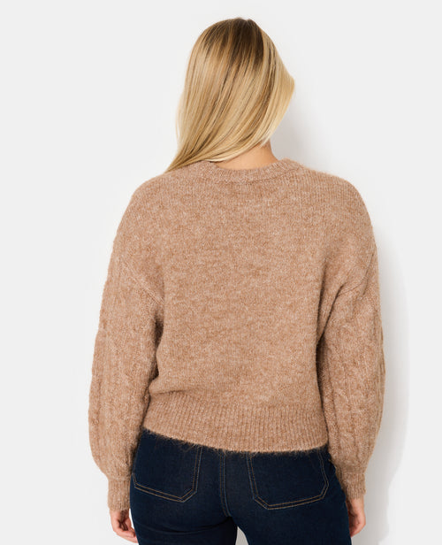 Pull ample avec manches en maille torsadée - PIMKIE - 6