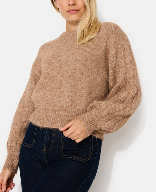 Pull ample avec manches en maille torsadée - PIMKIE - 8