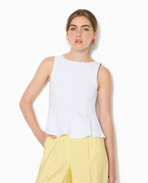 Débardeur forme peplum - PIMKIE - 1