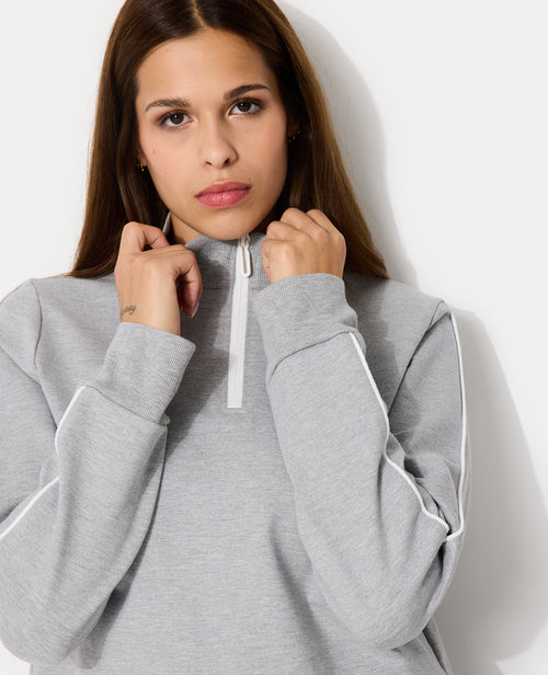 Sweat col camionneur esprit sport - PIMKIE - 2