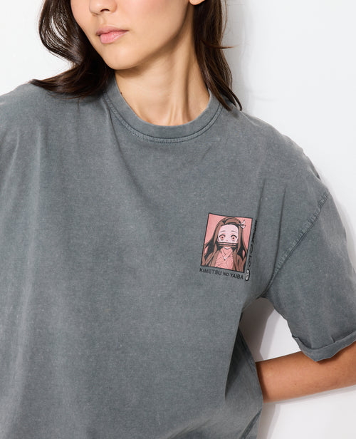 T-shirt oversize Demon Slayer - PIMKIE - 2