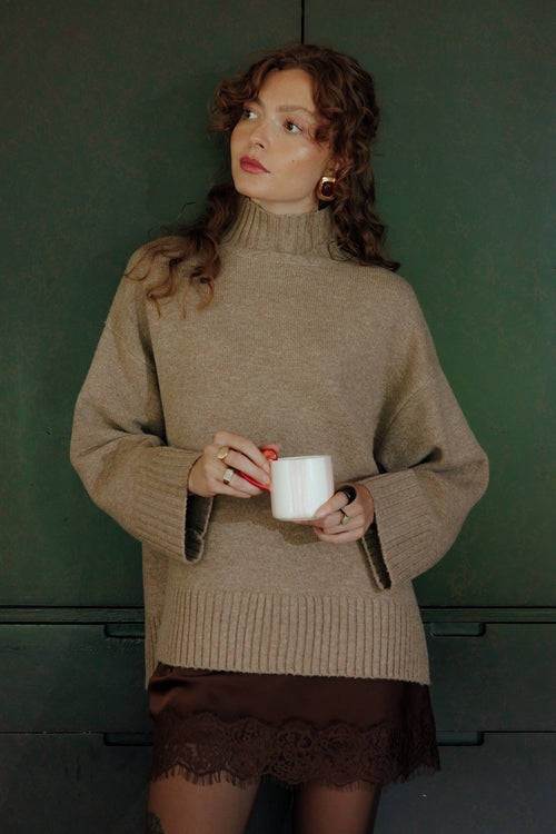 Pull oversize avec col montant - PIMKIE - 1