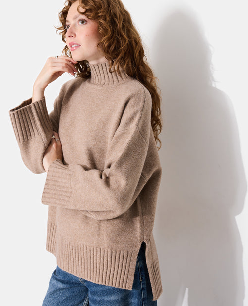 Pull oversize avec col montant - PIMKIE - 2