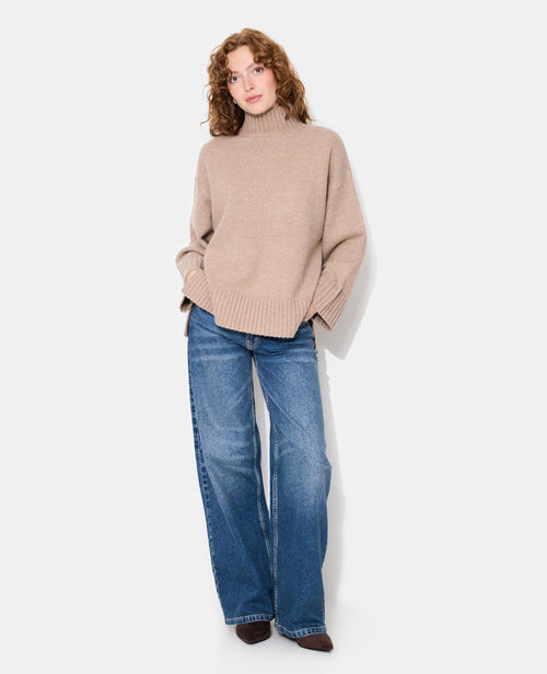 Pull oversize avec col montant - PIMKIE - 3