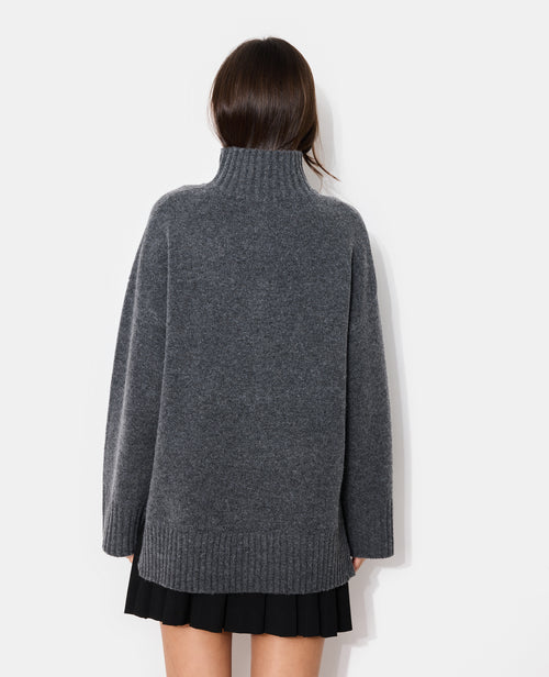 Pull oversize et droit avec col montant - PIMKIE - 6