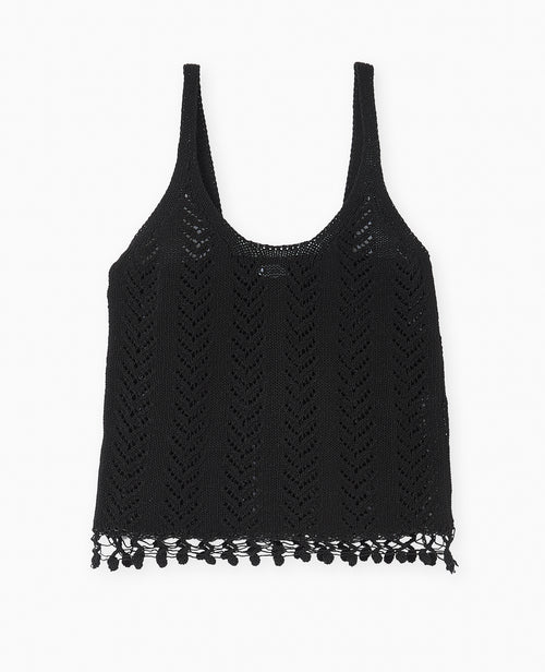 Top à bretelles en maille ajourée - PIMKIE - 4