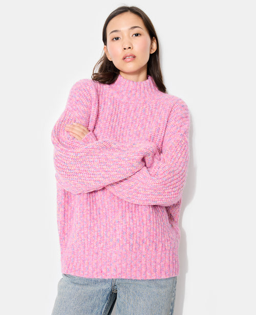 Pull oversize en grosse maille moulinée - PIMKIE - 5