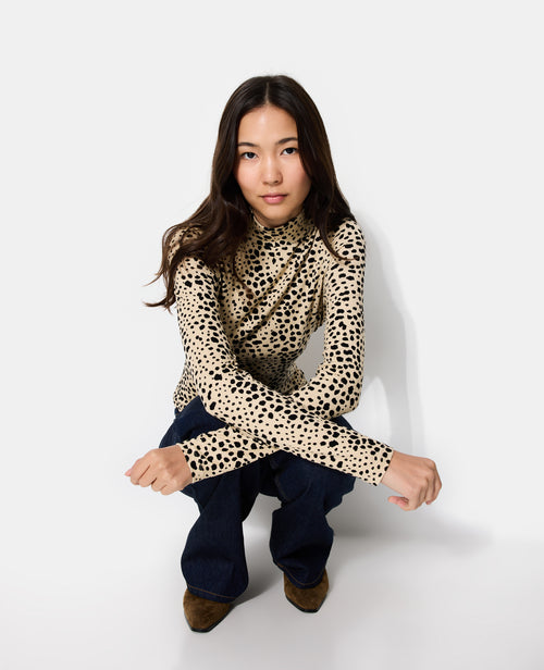 T-shirt manches longues motif léopard - PIMKIE - 2