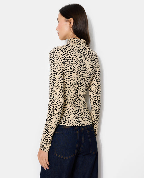 T-shirt manches longues motif léopard - PIMKIE - 6
