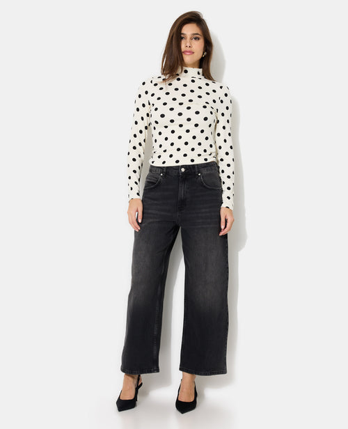 T-shirt manches longues motifs pois - PIMKIE - 3