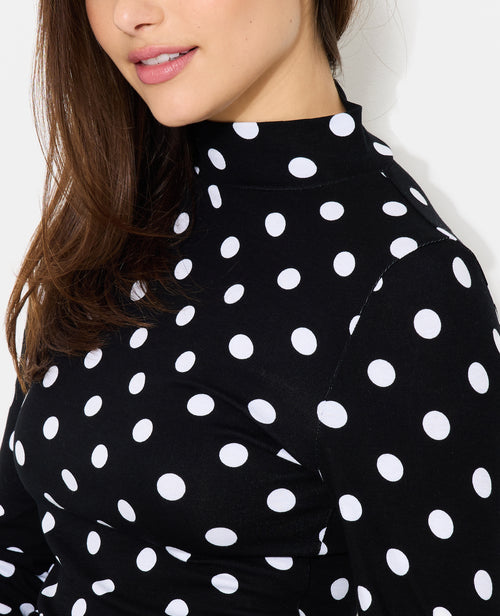 T-shirt manches longues motifs pois - PIMKIE - 2