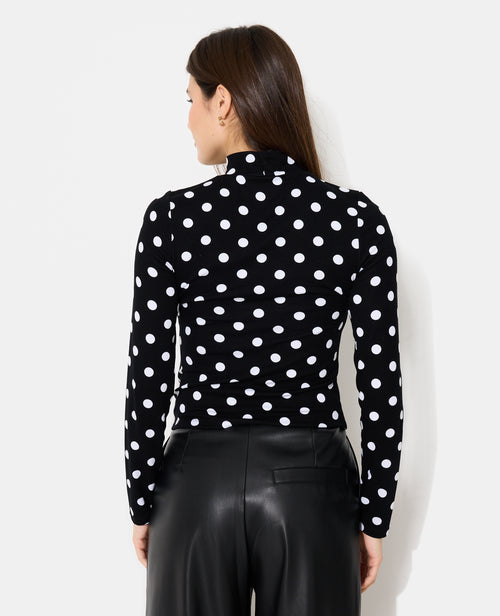 T-shirt manches longues motifs pois - PIMKIE - 6