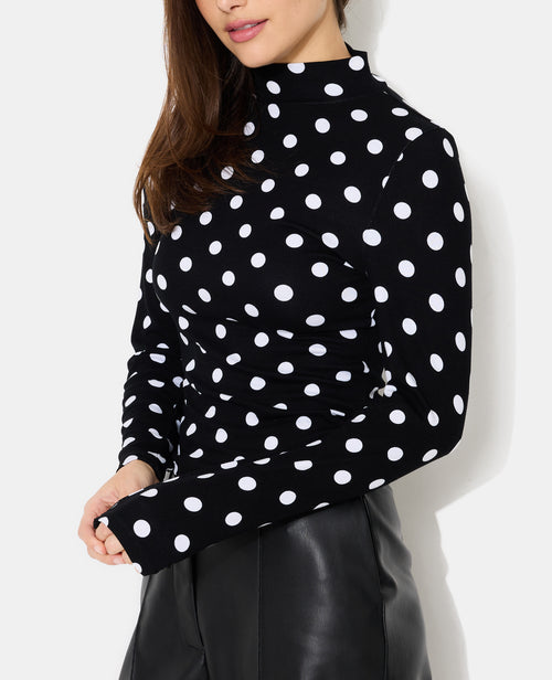 T-shirt manches longues motifs pois - PIMKIE - 7