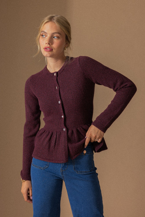 Gilet peplum avec boutons bijoux - PIMKIE - 1