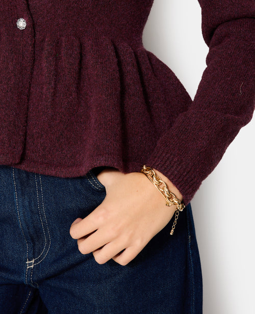 Gilet peplum avec boutons bijoux - PIMKIE - 2