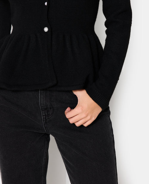 Gilet peplum avec boutons bijoux - PIMKIE - 2