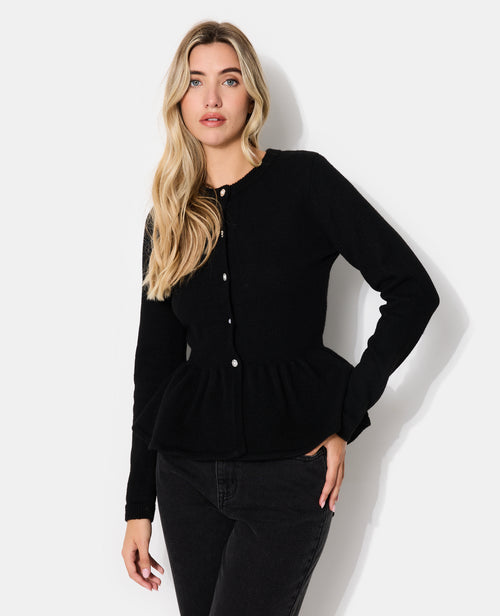 Gilet peplum avec boutons bijoux - PIMKIE - 7