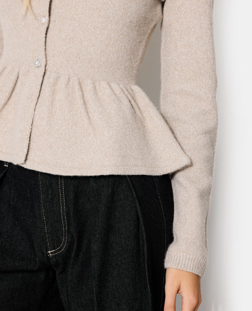 Gilet peplum avec boutons bijoux - PIMKIE - 2