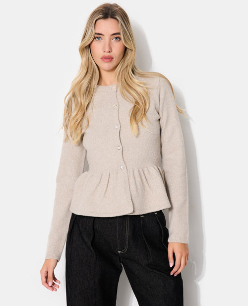 Gilet peplum avec boutons bijoux - PIMKIE - 7