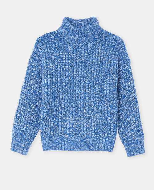 Pull grosse maille moulinée col montant - PIMKIE - 4