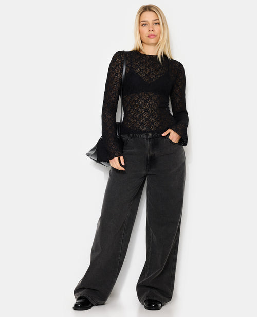 Top en dentelle avec manches flare - PIMKIE - 3