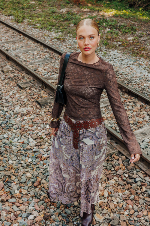 Top en dentelle avec manches flare - PIMKIE - 1