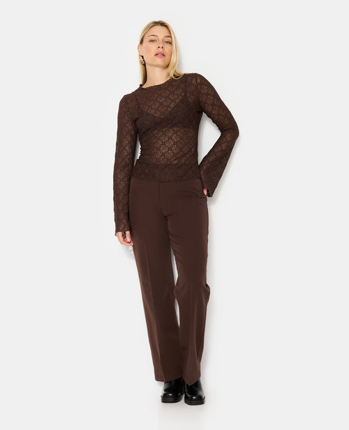 Top en dentelle avec manches flare - PIMKIE - 3