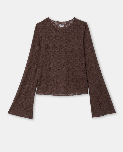 Top en dentelle avec manches flare - PIMKIE - 4