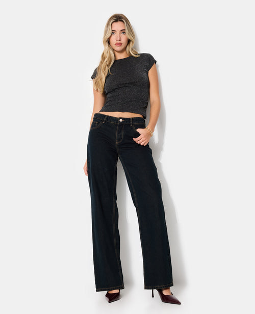 T-shirt manches raccourcies avec fils lurex - PIMKIE - 3