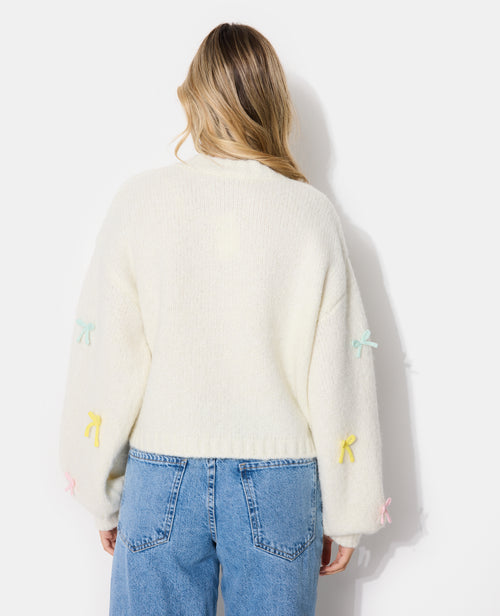 Pull manches amples avec nœuds multicolores - PIMKIE - 6